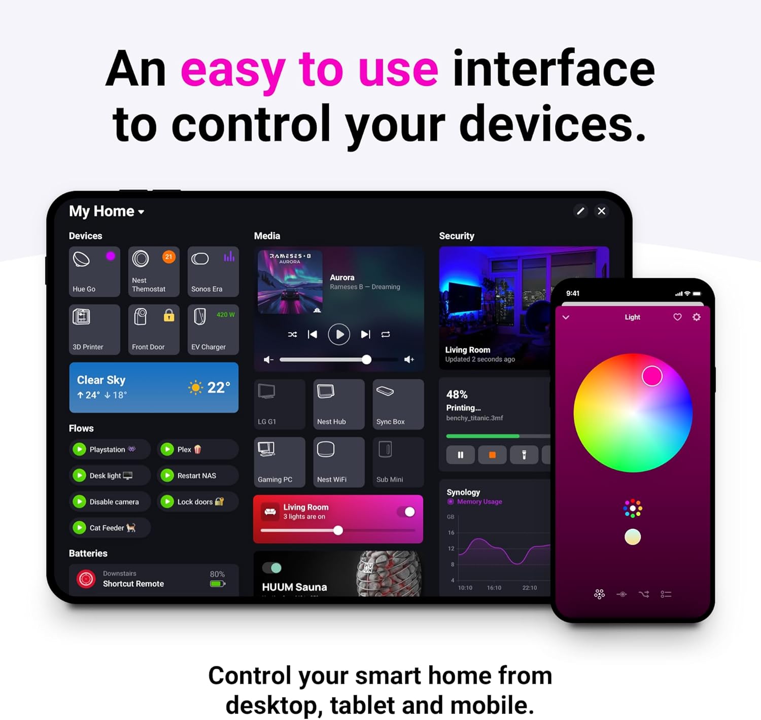 Homey Pro – All-in-One Smart Home Controller for 50,000+ Devices